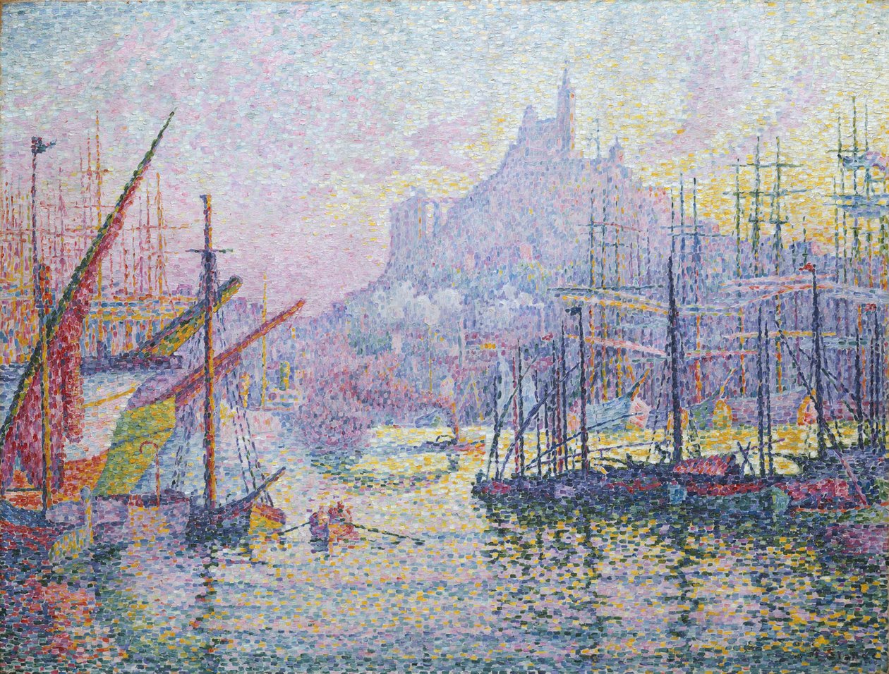 Notre-Dame-de-la-Garde (La Bonne-Mère) ، مرسيليا ، 1905-6 بواسطة بول سينياك