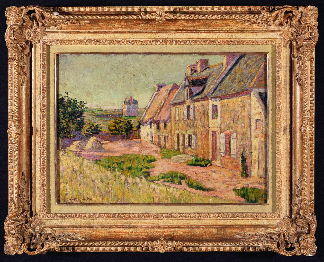 سانت برياك ، Cour a la Ville Hue ، 1885 بواسطة بول سينياك