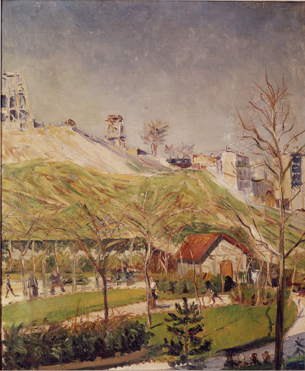 ساحة سان بيير وبوت مونمارتر. لوحة بول سينياك (1863-1935) بواسطة بول سينياك