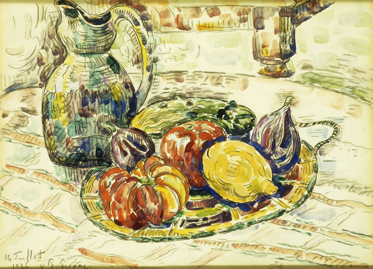 لا تزال الحياة مع الفاكهة ؛ لا تزال الحياة مع الفواكه ، 1926 بواسطة بول سينياك