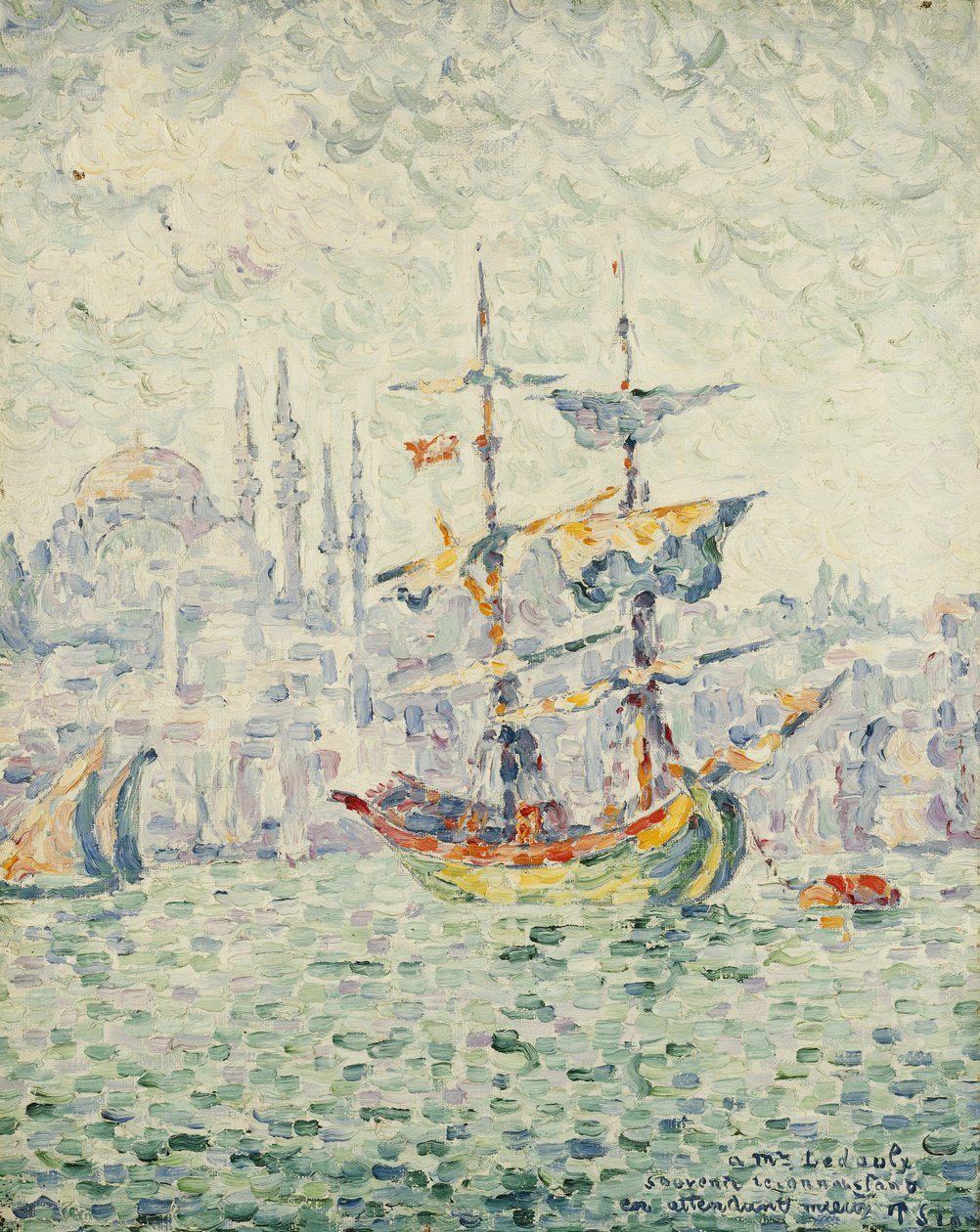ميناء القسطنطينية. لو بورت دي كونستانتينوبل ، 1907 بواسطة بول سينياك