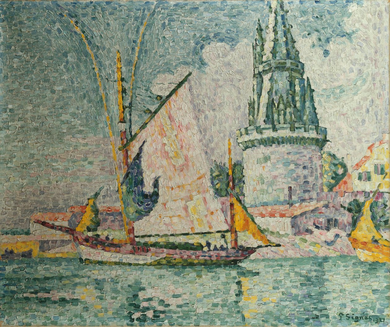 رحلة الرقباء الأربعة في لاروشيل ، 1927 بواسطة بول سينياك
