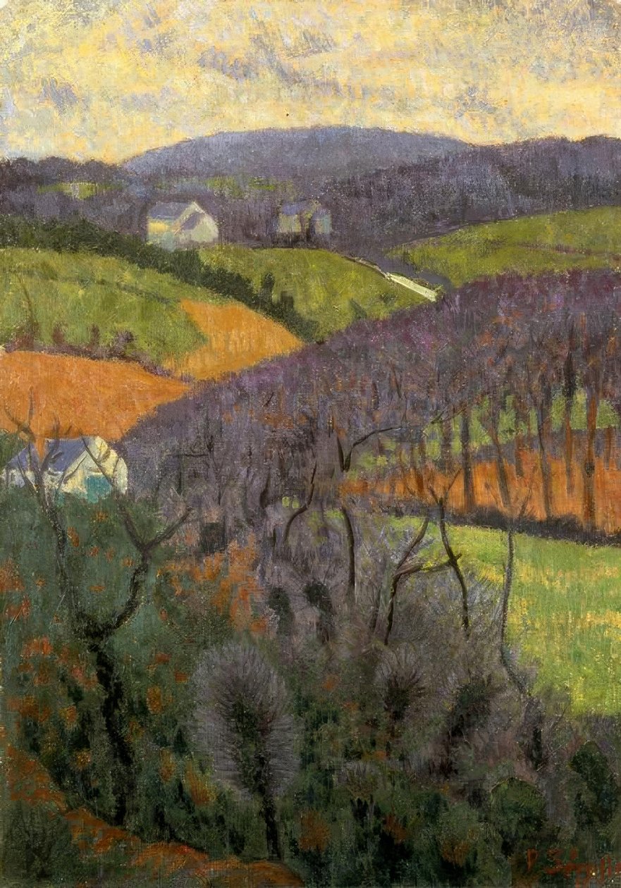 P.Sérusier ، La vallée mauve - Gemälde ، 1917 بواسطة بول سيروسييه