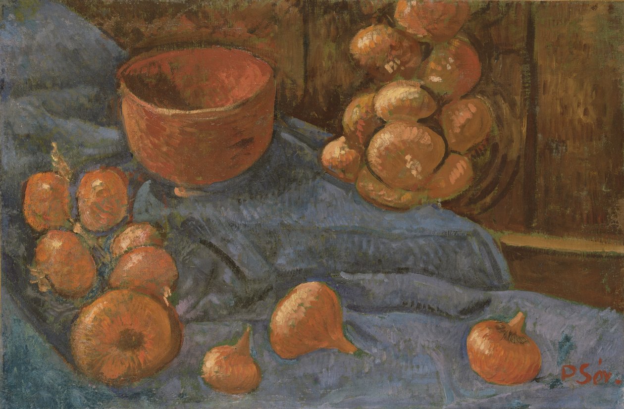 الحياة الساكنة مع البصل ، ج .1896 بواسطة بول سيروسييه