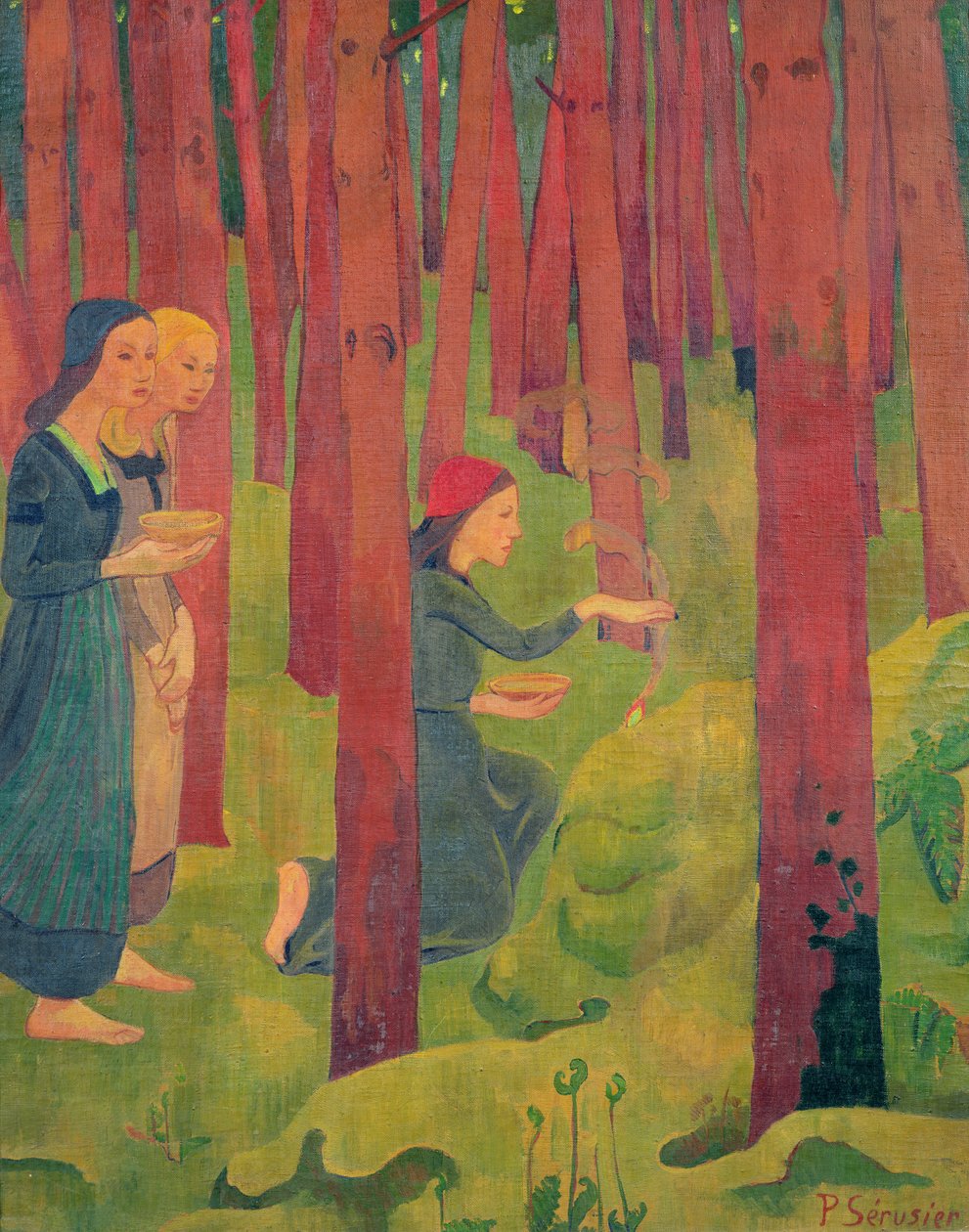 The Incantation ، أو The Holy Wood ، 1891 بواسطة بول سيروسييه