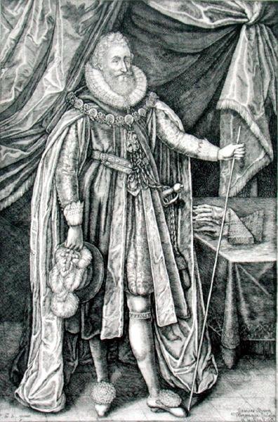 لودوفيك ستيوارت ، دوق ريتشموند ولينوكس (1574-1624) ، نقشها جوانز بارا (1581-1634) بواسطة سيفيريني سيفيريني
