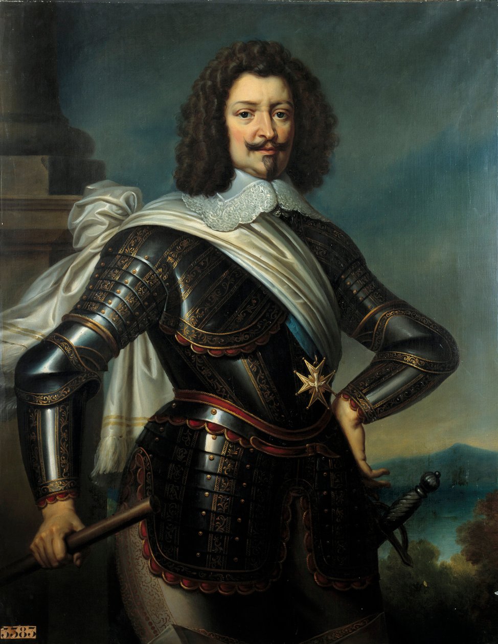 صورة لتشارلز دي لورين ، أمير جوينفيل ، دوق جويوز ودوق جويوز الرابع (1571-1640) ابن هنري دي جويز رسم بولين غيرين (1783-1855) القرن التاسع عشر. 1،22x0،96 م بواسطة بولين جان بابتيست غيرين