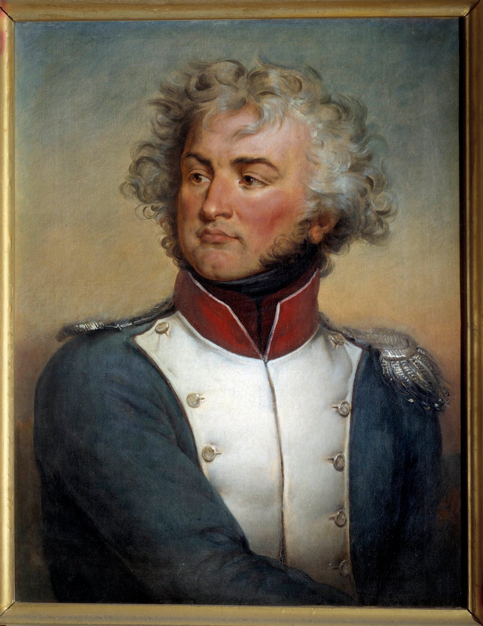 صورة جان بابتيست كليبر (1753-1800) المقدم في الكتيبة الرابعة لأعلى الراين رسم بولين غيرين (1783-1855) 1834 صن. 0.72 × 0.55 م. بواسطة بولين جان بابتيست غيرين