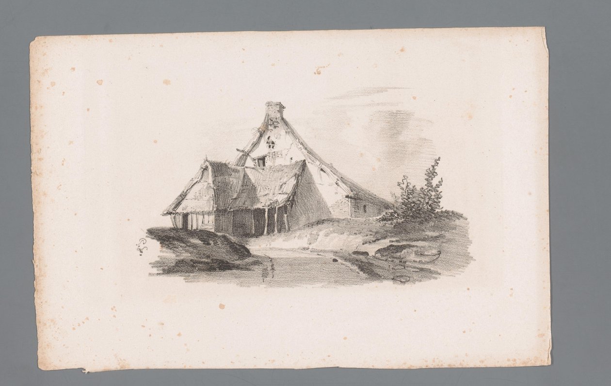 منظر لمنزل في منطقة جبلية مبادئ المناظر الطبيعية (عنوان السلسلة) Principes de paysages (عنوان السلسلة) بواسطة باولوس لوترز