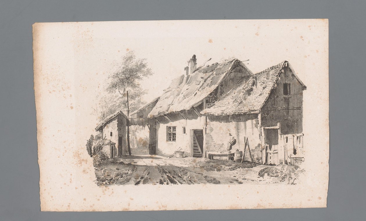 منظر لشارع به منازل مبادئ المناظر الطبيعية (عنوان السلسلة) Principes de paysages (عنوان السلسلة) بواسطة باولوس لوترز
