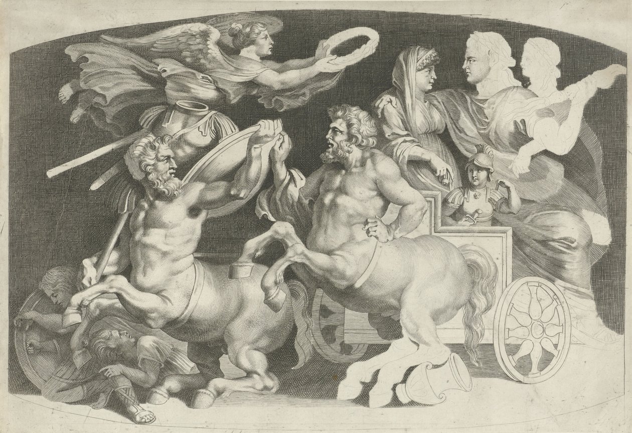 جاء Camee مع de triumph van Germanicus en Agrippina شخصيات مختلفة من العقيق القديم ، صممها بيترو باولو روبيني (عنوان السلسلة) بواسطة بول بونتيوس (منسوب إلى)
