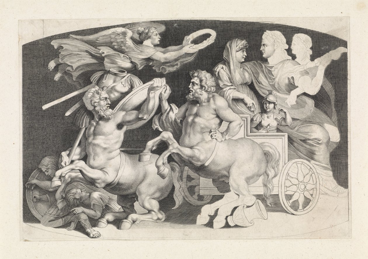 جاء Camee مع de triumph van Germanicus en Agrippina شخصيات مختلفة من العقيق القديم ، صممها بيترو باولو روبيني (عنوان السلسلة) بواسطة بول بونتيوس (منسوب إلى)
