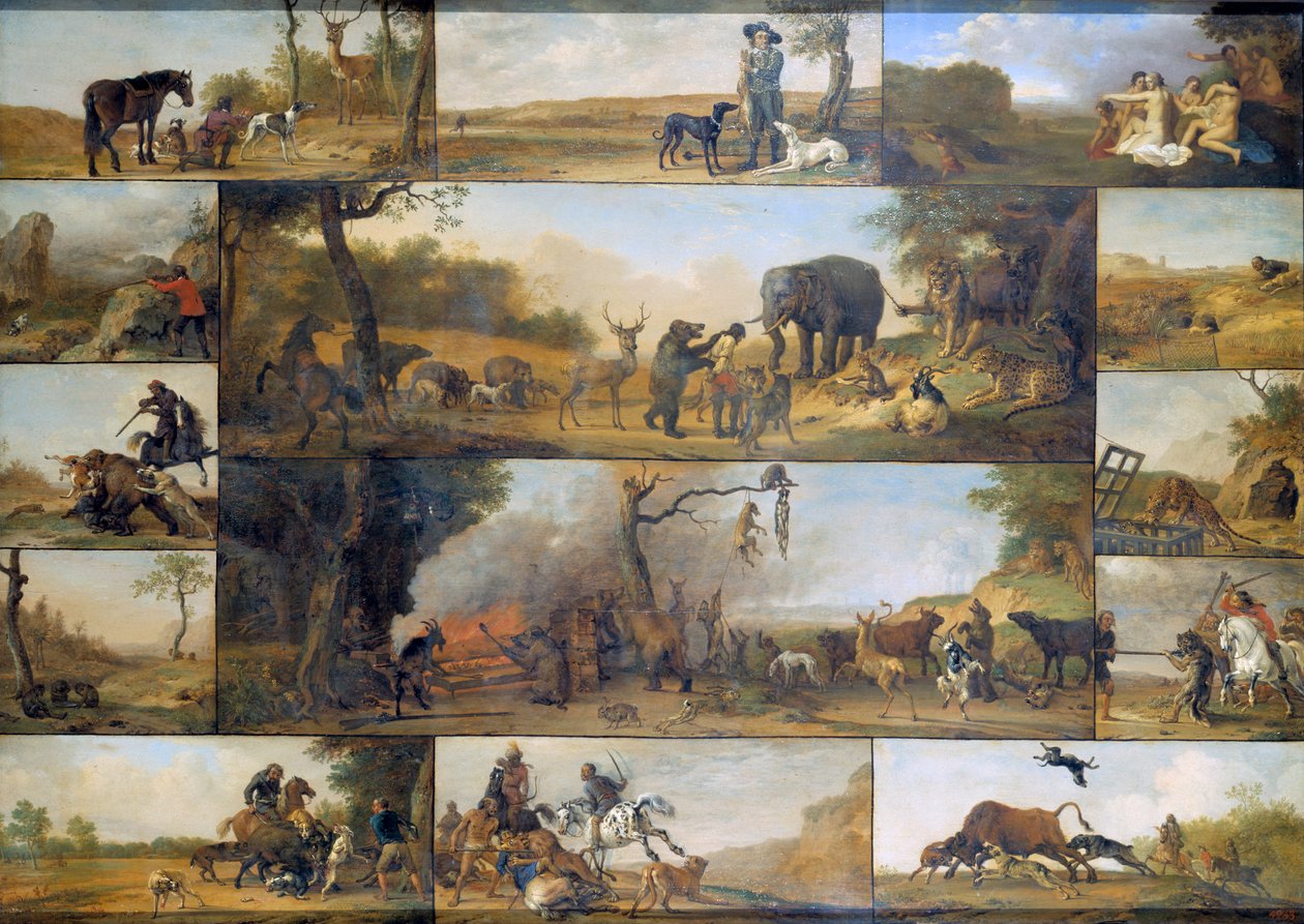 معاقبة الصياد ، 1647. بواسطة بول بوتر