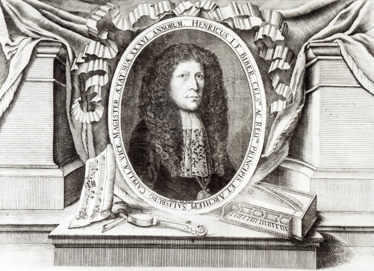 هاينريش إجناز فرانز فون بيبر (1644-1704) بواسطة باولوس سيل