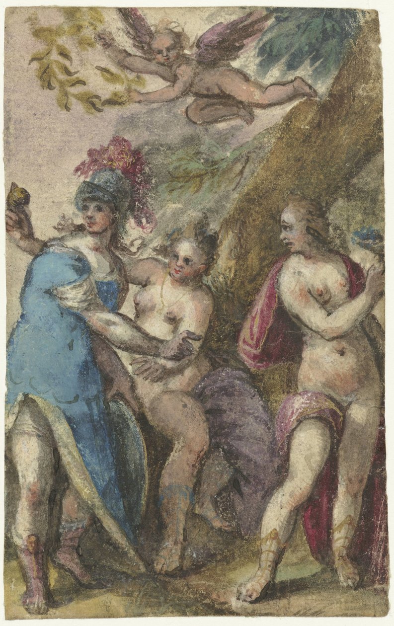 حكم باريس بواسطة Paulus van Wtewael (ربما)