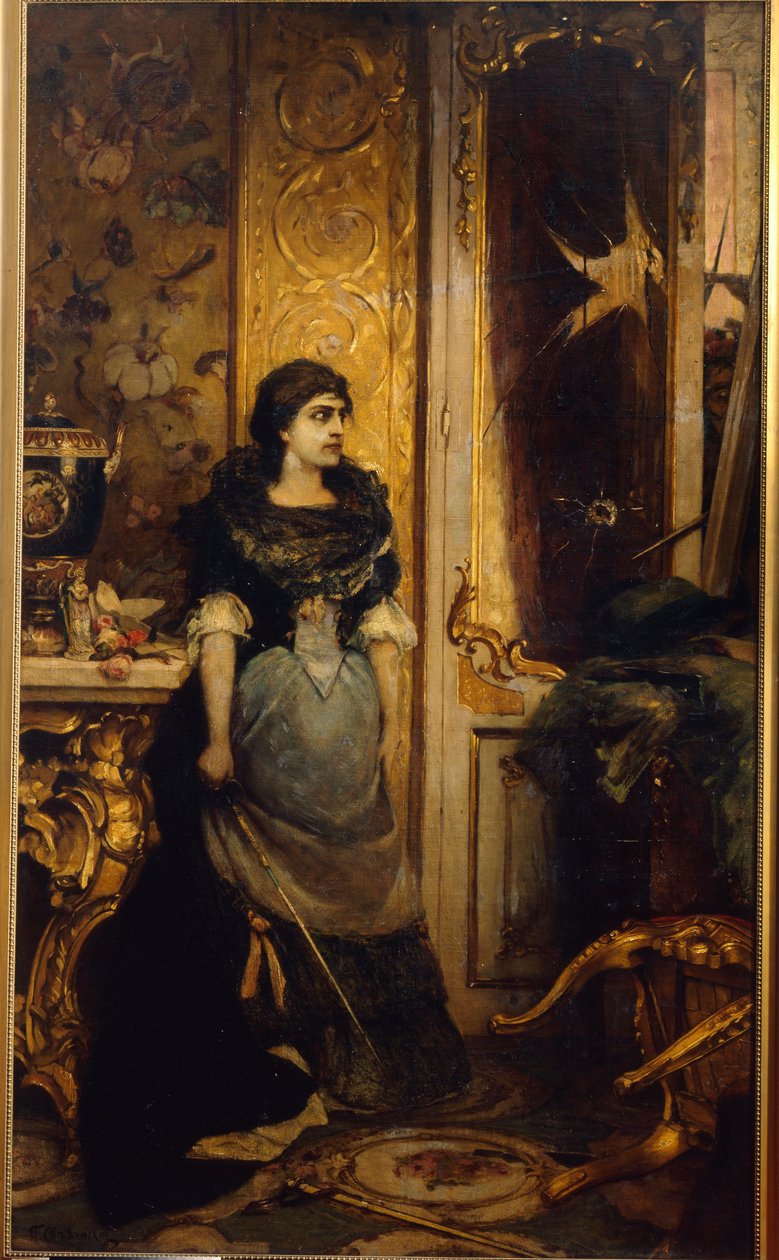 La derniere etape. Peinture de Pavel Alexandrovich Svedomsky (Svedomski) (1849-1904) ، huile sur toile بواسطة بافيل الكسندروفيتش سفيدومسكي