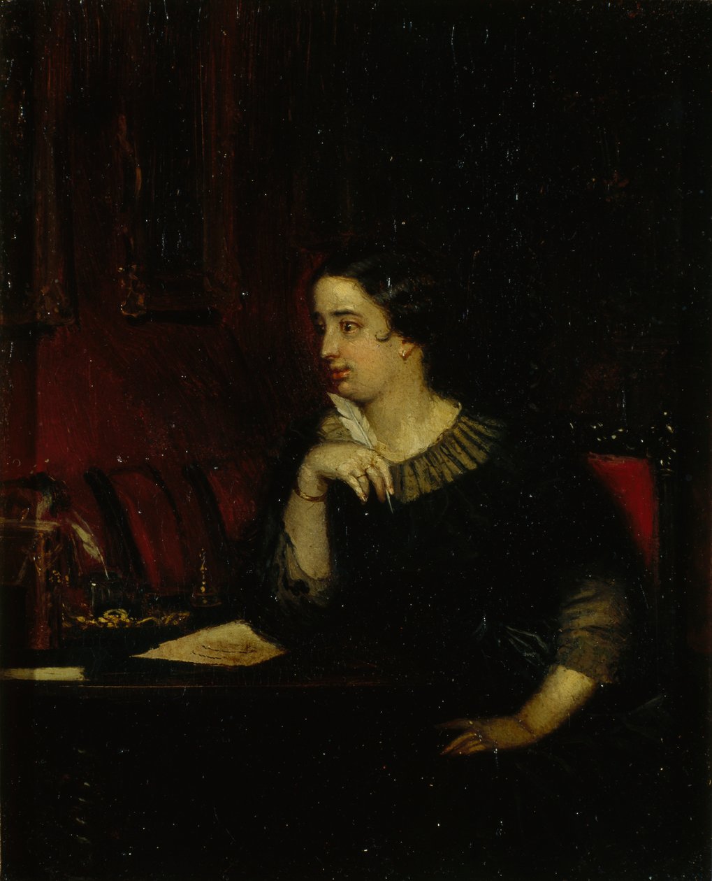 صورة الشاعرة Yevdokia Petrovna Rostopchina 1811-1858، 1850 بواسطة بافيل أندرييفيتش فيدوتوف