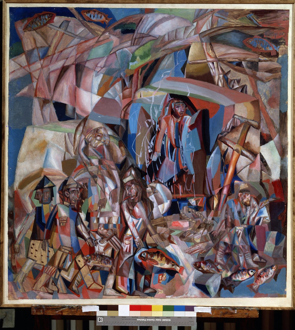 "" قارب الصيد "(قارب صيد) لوحة رسمها بافيل نيكولايفيتش فيلونوف (1883-1941) 1913-1914 متحف الدولة الروسي ، سانت بطرسبرغ بواسطة بافيل نيكولايفيتش فيلونوف