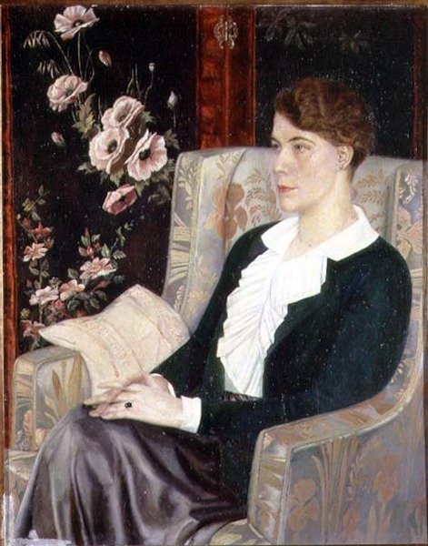 صورة لأخت الفنانة Evdokiya Nikolaevna Glebova بواسطة بافيل نيكولايفيتش فيلونوف