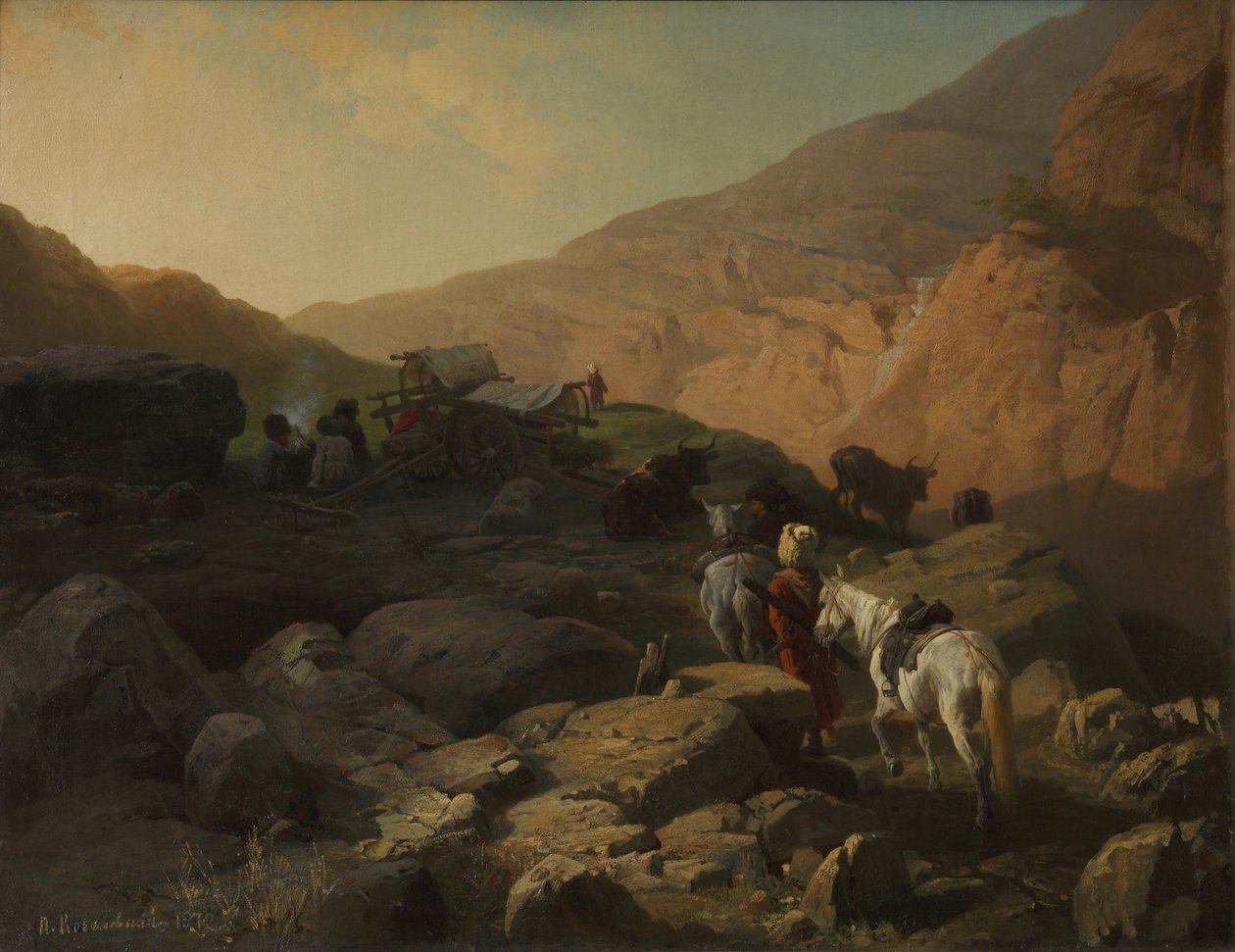 القوقاز ، 1872 بواسطة بافيل أوسيبوفيتش كوفاليفسكي