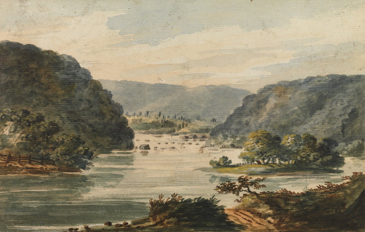 منظر لبوتوماك في هاربرز فيري ، 1811-كاليفورنيا. 1813. بواسطة بافل بتروفيتش سفينين