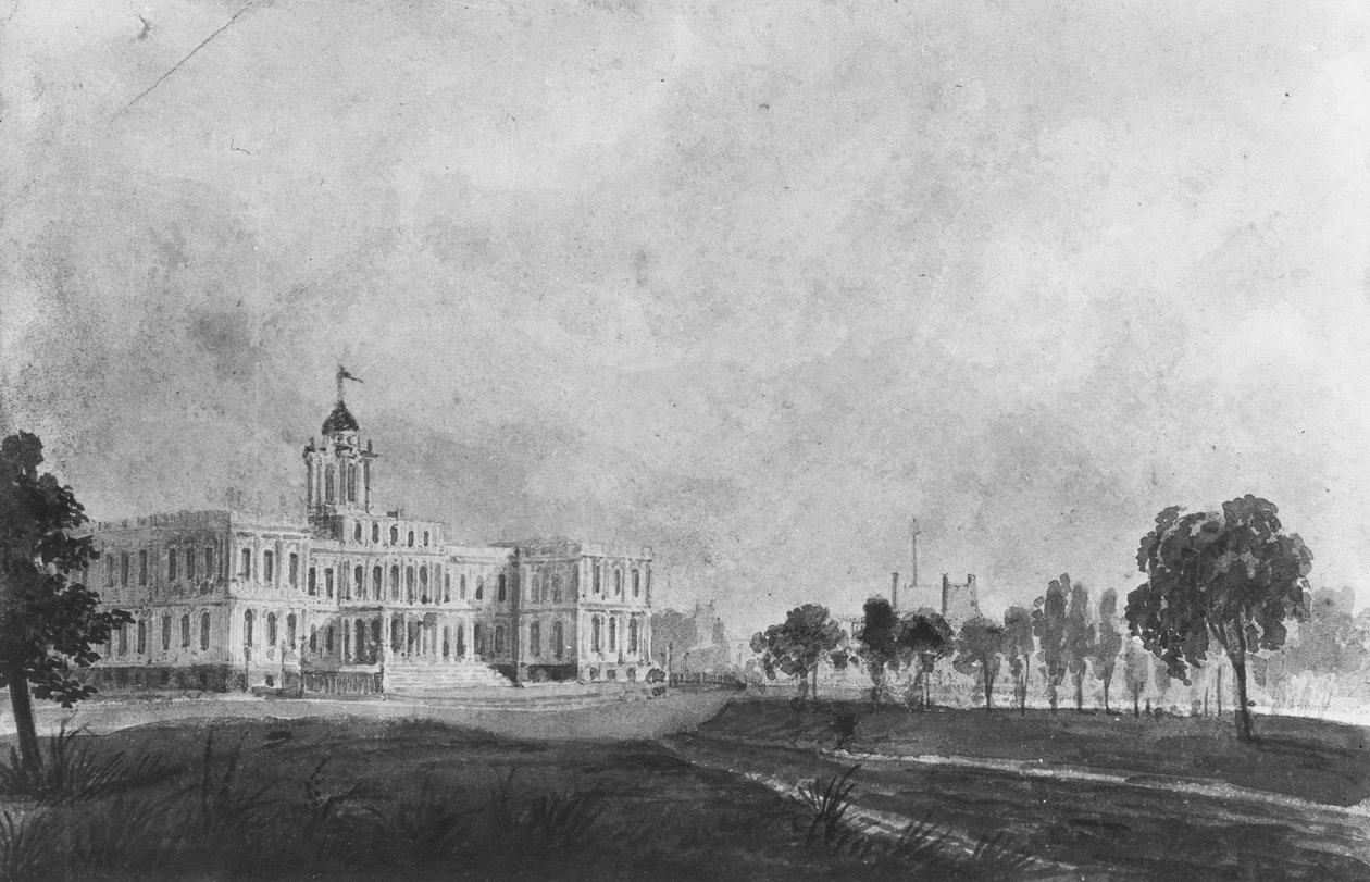 قاعة المدينة الجديدة ، نيويورك ، 1811-كاليفورنيا. 1813. بواسطة بافل بتروفيتش سفينين
