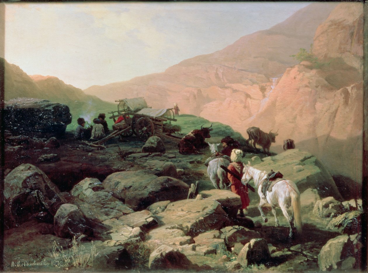 القوقاز ، 1872 بواسطة بافيل كوالفسكي