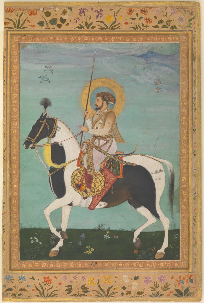 شاه جهان على ظهور الخيل ، c.1630 بواسطة Payag