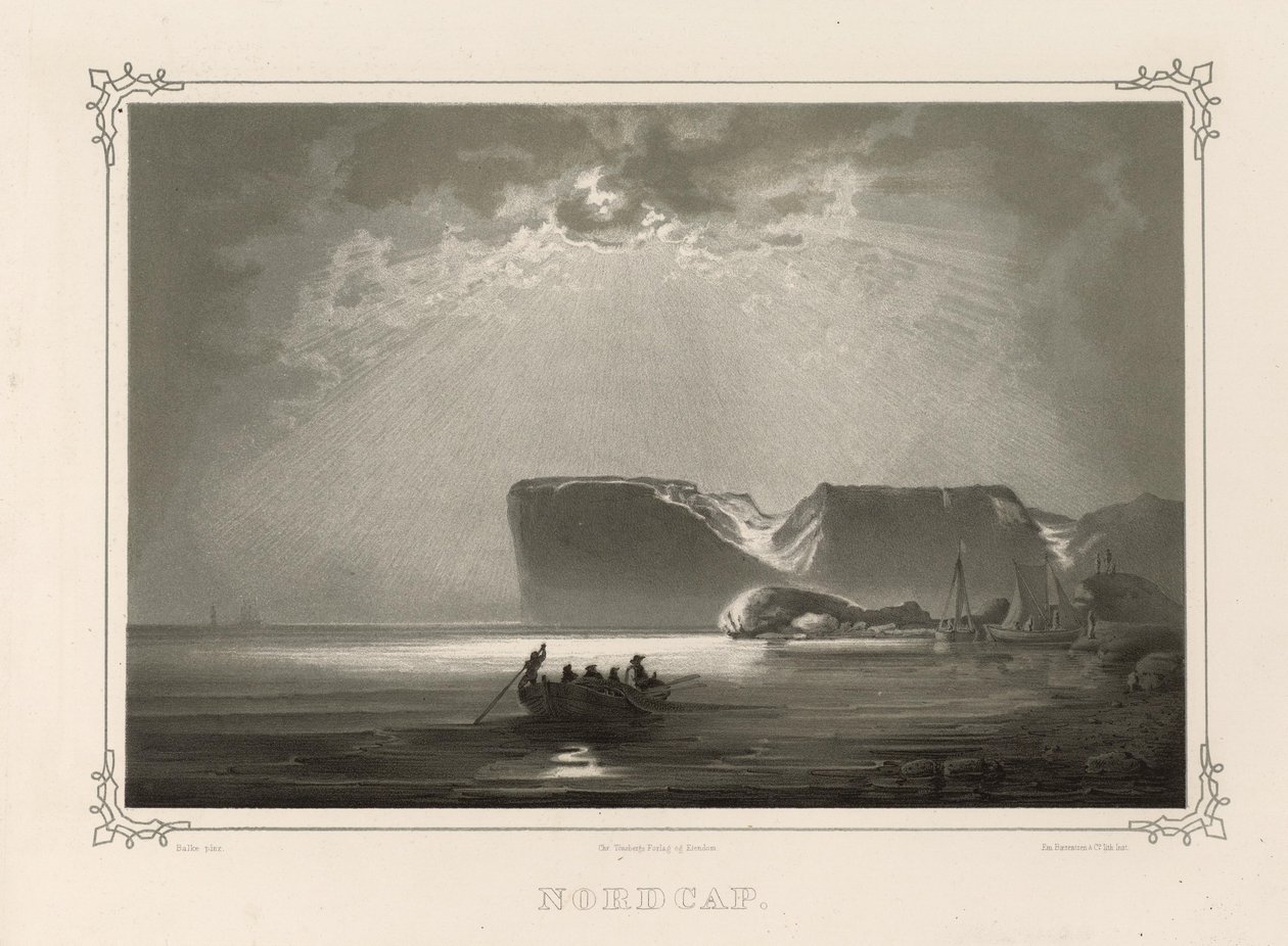 نوردكاب. رسم توضيحي مأخوذ من كتاب النرويج الذي أنتجه في رسومات Asbjørnsen، P.Chr. ونشره Chr. Tønsberg (رقم ، 1848) بواسطة بيتر بالكي
