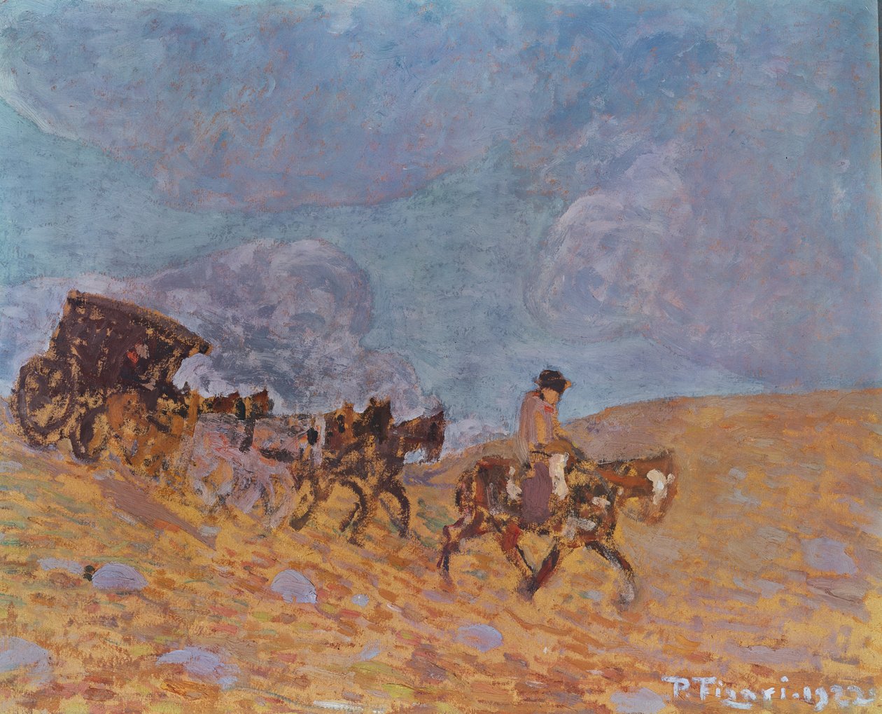 مدرب المسرح ، 1922 بواسطة بيدرو فيغاري