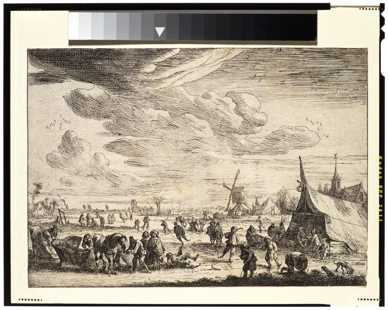 المتزلجون ، ج .1790 بواسطة نوبات بيتر