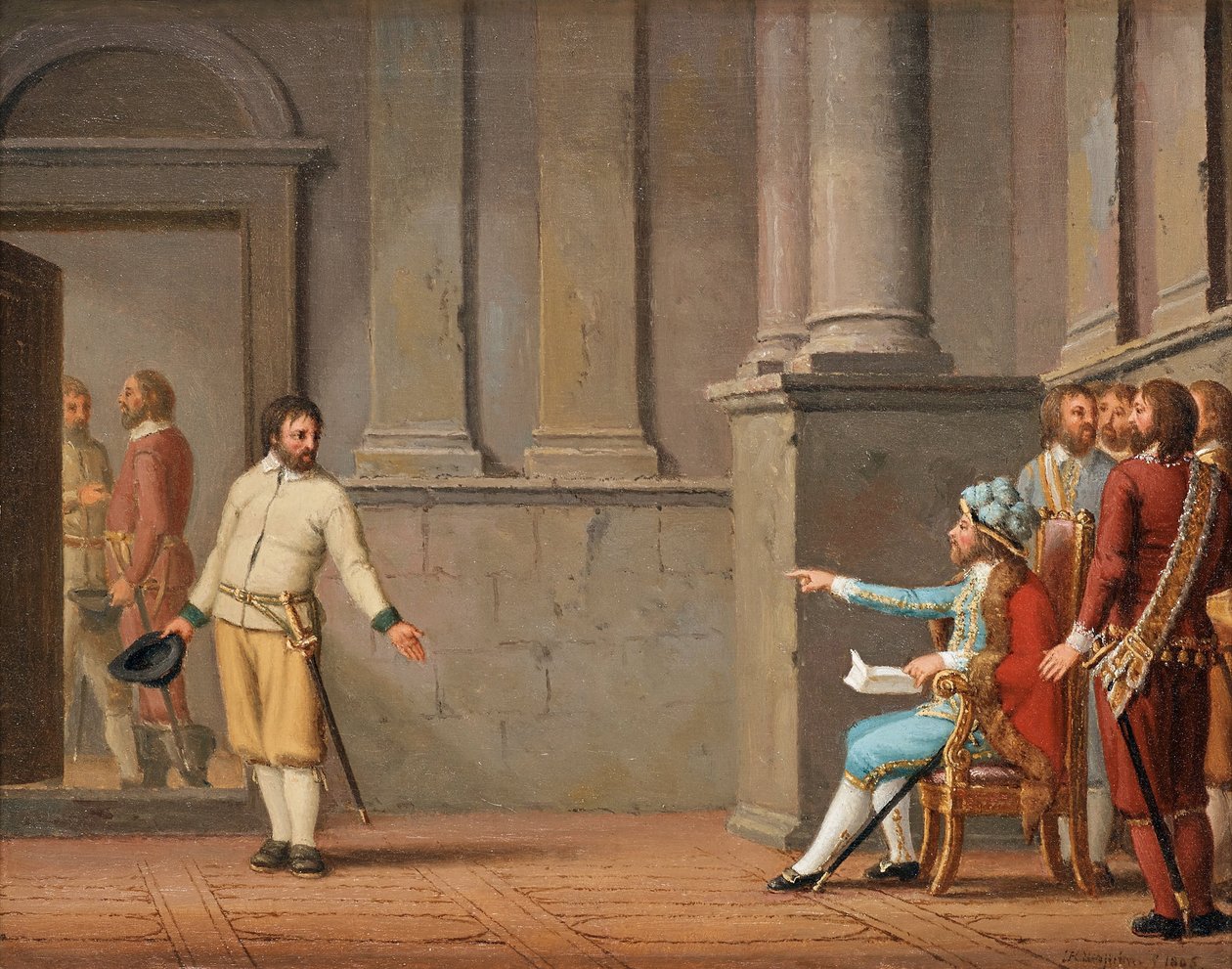 Engelbrekt Engelbrektsson قبل Eirik III ، 1805 بواسطة بير هيلستروم