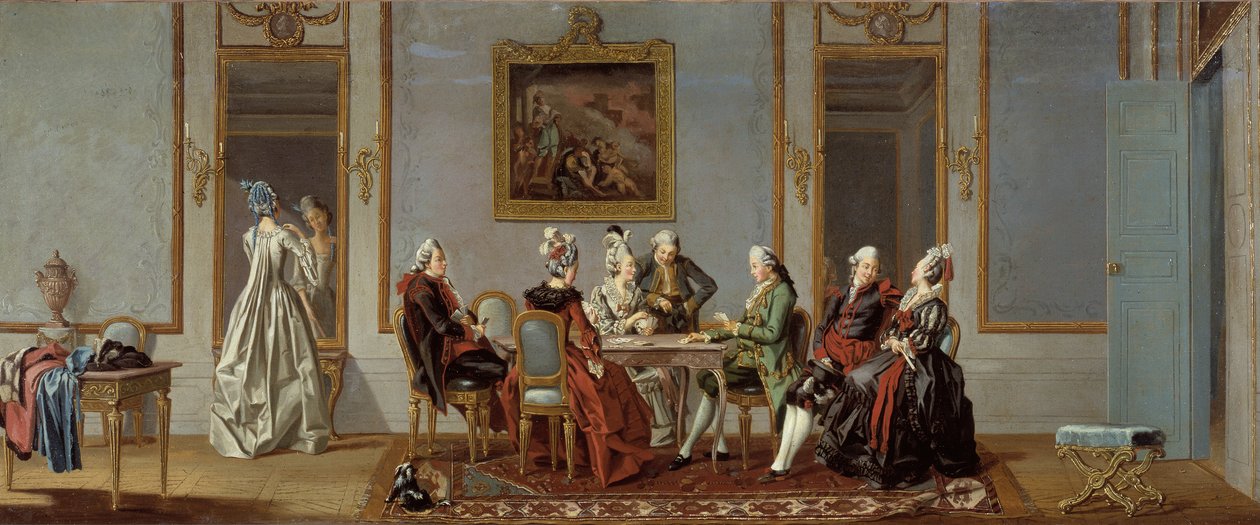 الداخلية نمط Gustavian مع مشغلات البطاقات بواسطة بير هيلستروم