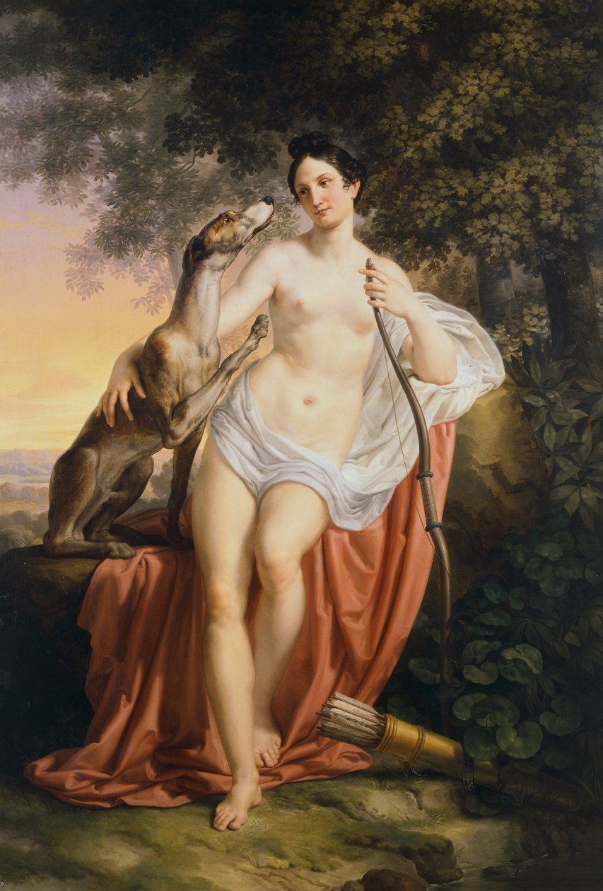 Diana Huntress بواسطة Pelagio Palagi