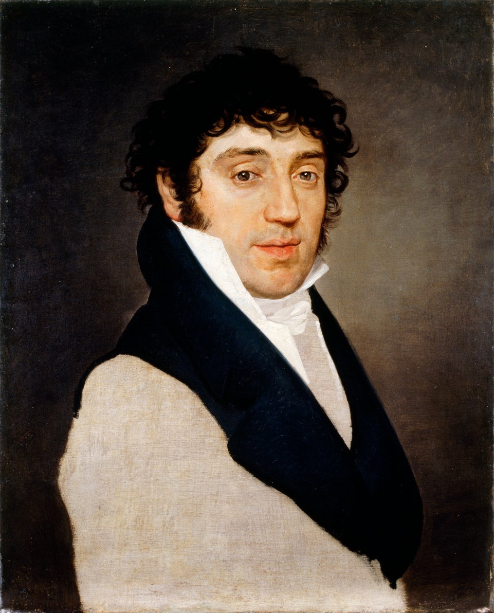 Portrait of Petronio Montanari, by Pelagio Palagi (1775-1860), oil on canvas, 60x48,5 cm بواسطة Pelagio Palagi