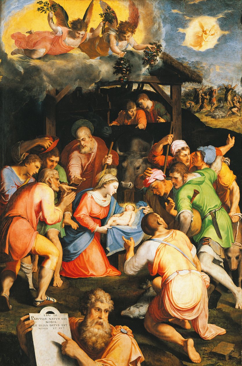 عبادة الرعاة ، بقلم بيليجرينو تيبالدي (1541-1583) بواسطة Pellegrino Tibaldi
