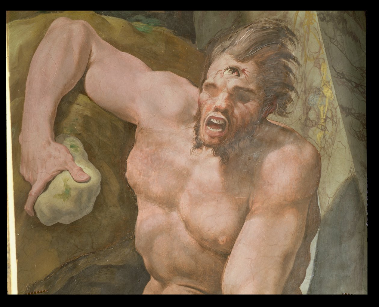 الأوديسة ، تفاصيل Polythemus ، 1554-56 بواسطة Pellegrino Tibaldi