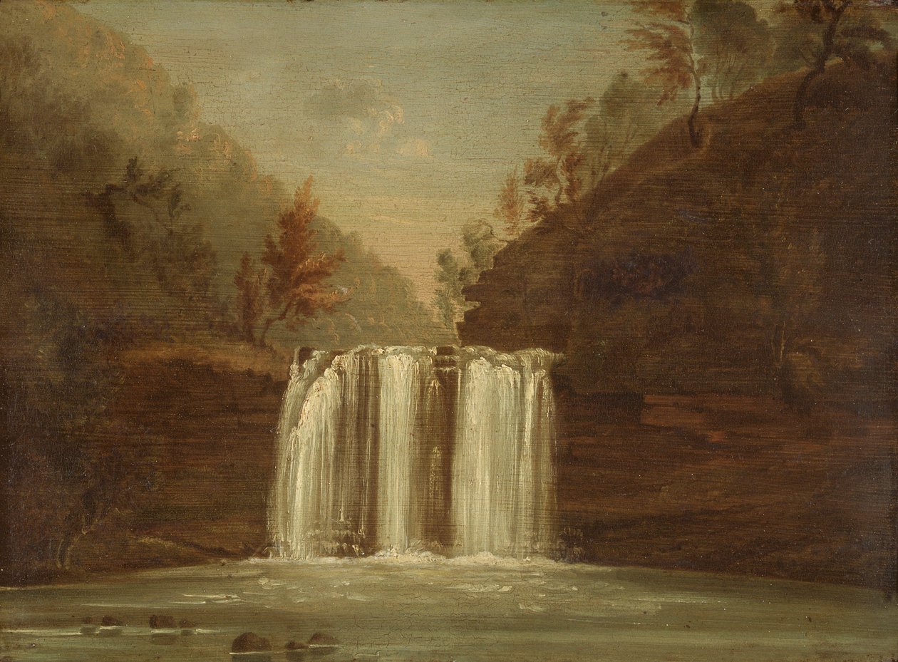 Sgwd yr Eira ، Vale of Neath ، 1819. بواسطة بنري ويليامز