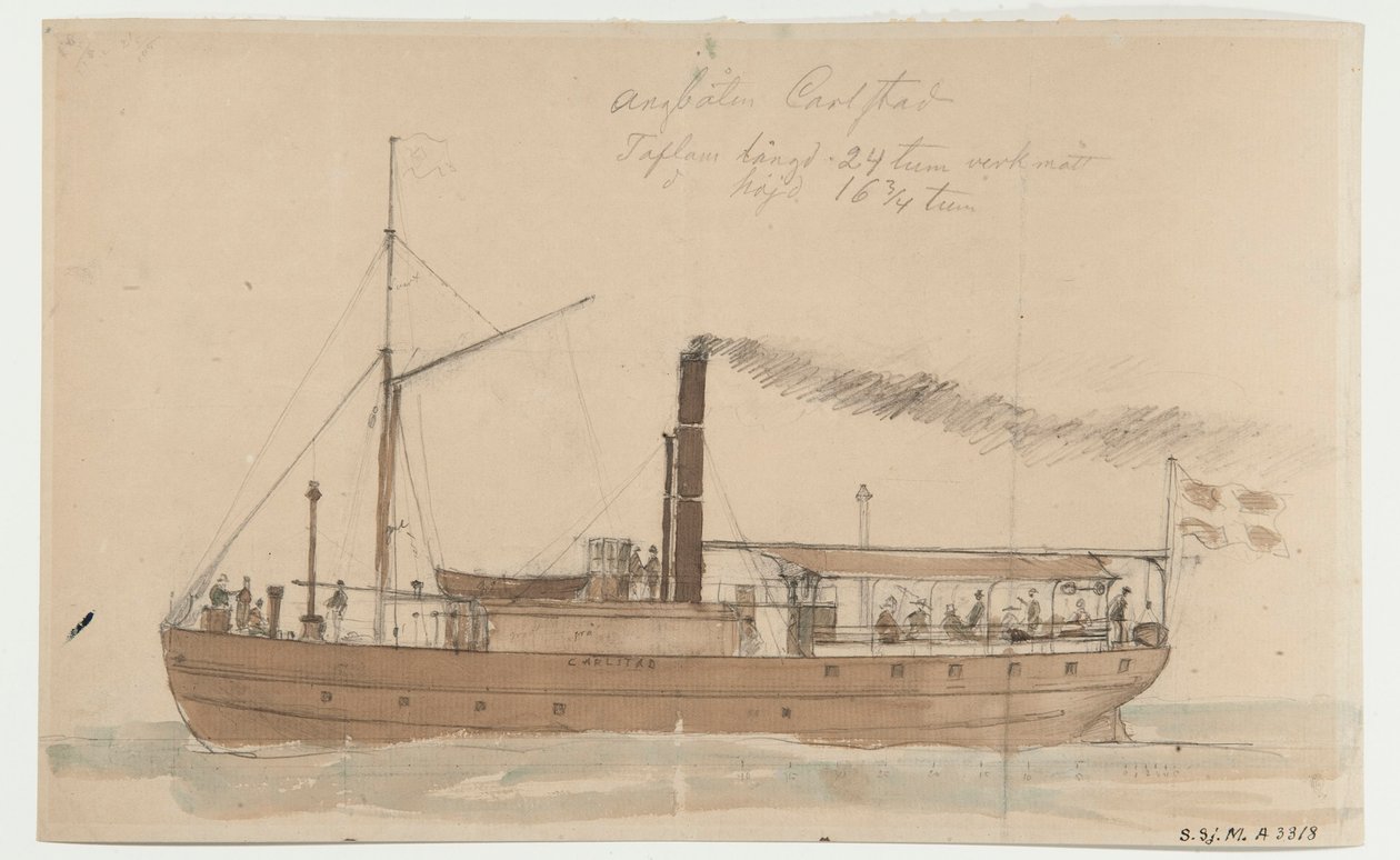 سفينة الصيد CARLSTAD بواسطة Per Wilhelm Cedergren