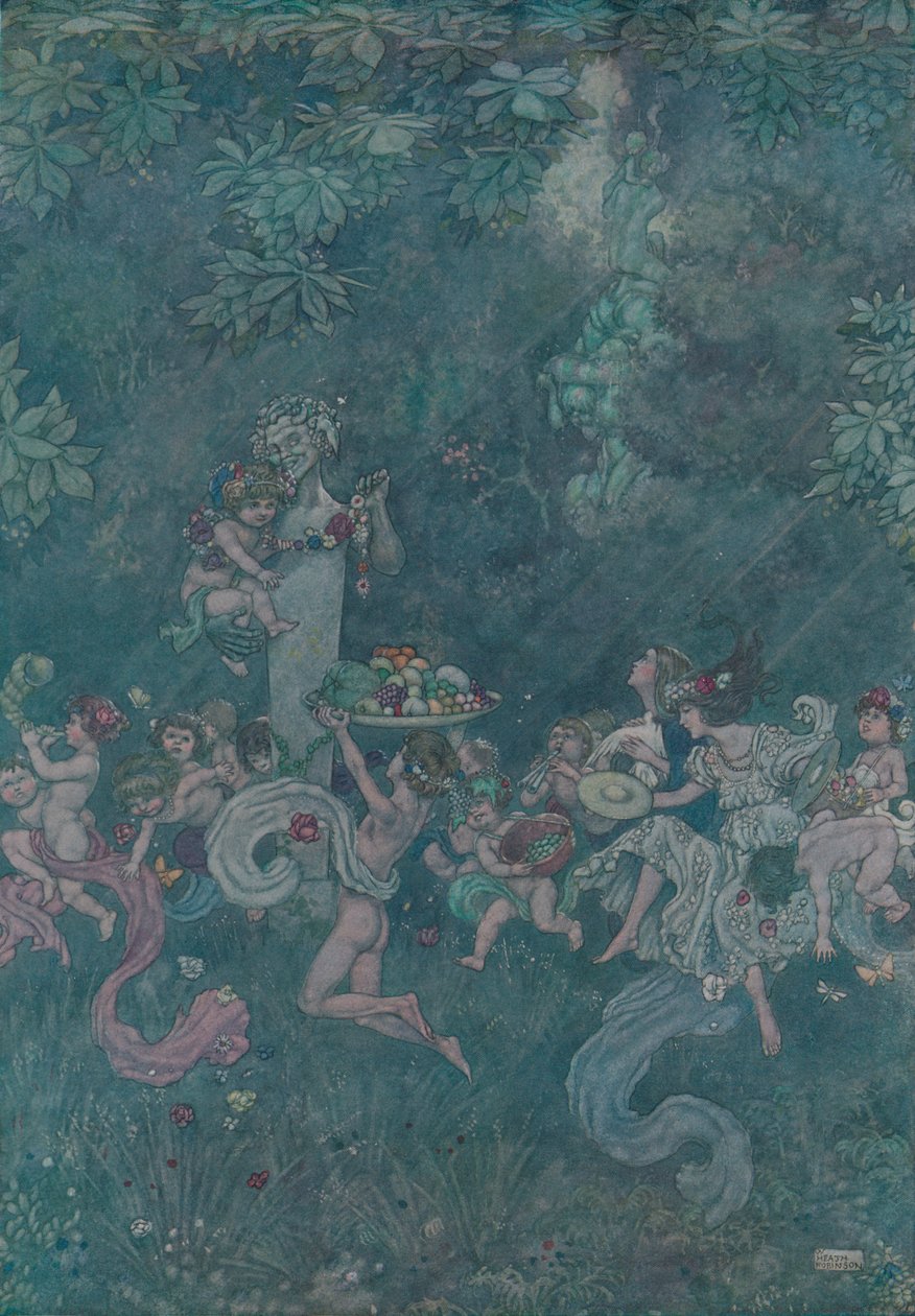 "The Young Pan - المرحلة السادسة" ، عام 1920. بواسطة بيرسي برادشو