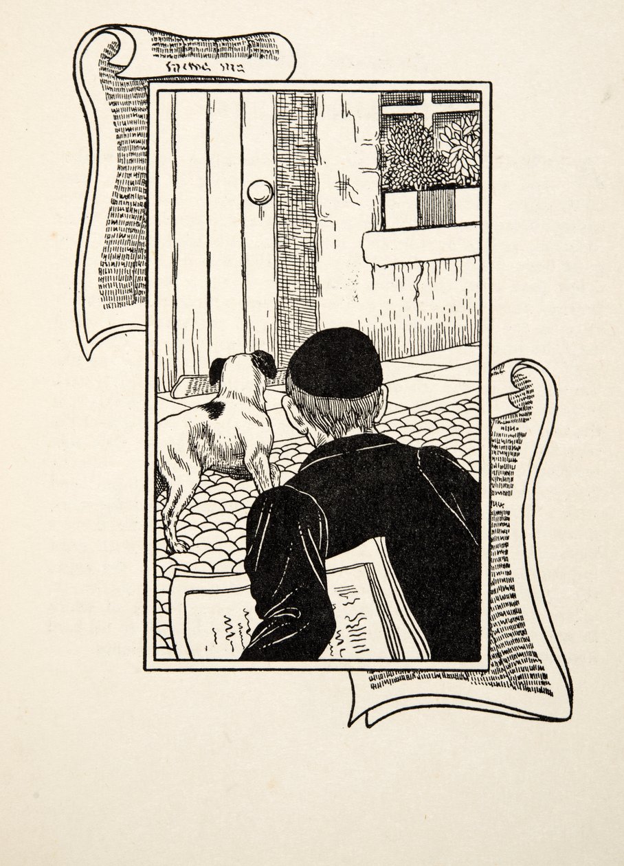 صحفي غير عادي ، من مائة حكاية من الحيوانات ، حانة. 1924 بواسطة بيرسي جيه. بيلينجشيرست