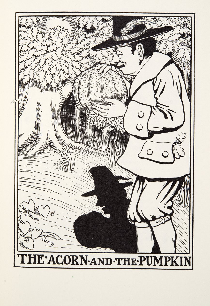 الجوز واليقطين ، من Fontaine Fables ، حانة. 1905 بواسطة بيرسي جيه. بيلينجشيرست
