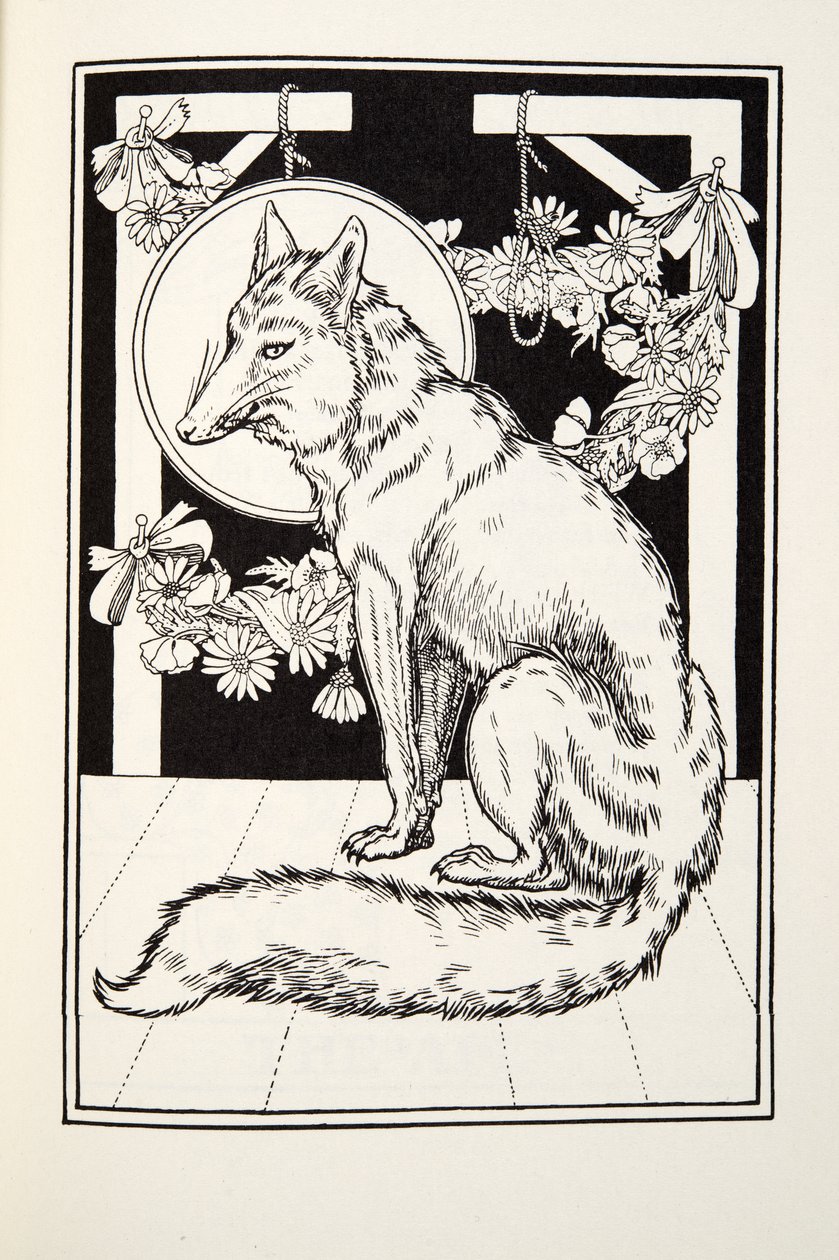 الثعلب ، من Fontaine Fables ، حانة. 1905 بواسطة بيرسي جيه. بيلينجشيرست
