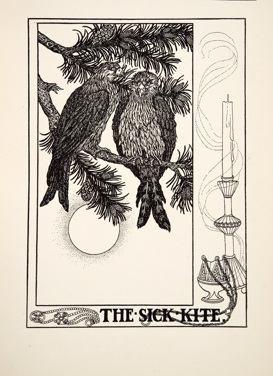 The Kick Kite ، من A Hundred Fables of Aesop ، pub.1903 بواسطة بيرسي جيه. بيلينجشيرست