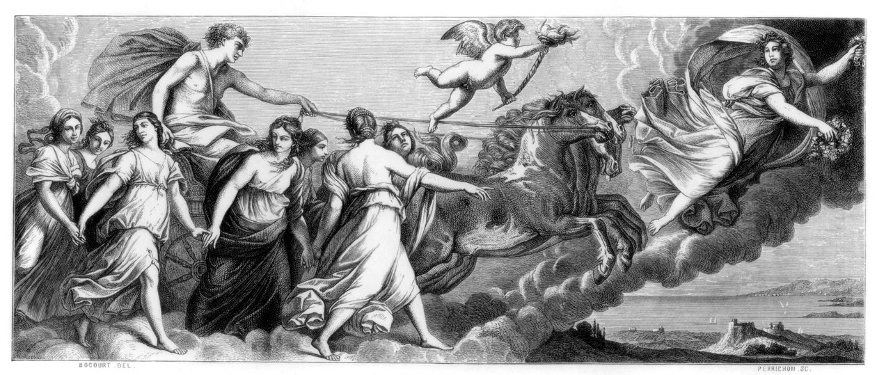 أورورا الفجر ، 1613-1614 1870 بواسطة بيريشون