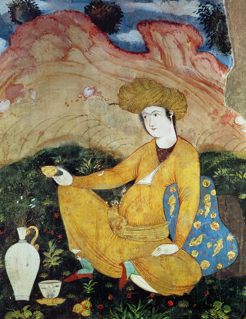مقرر من محكمة شاه عباس الأول (1588-1629) بواسطة المدرسة الفارسية