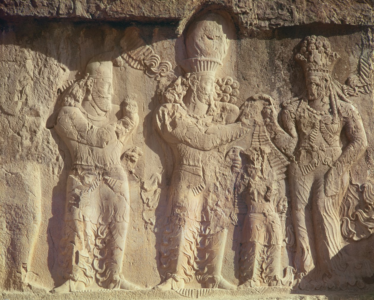 استثمار النارس من قبل الإلهة أناهيتا ، ساسانيان ، 226-651 م بواسطة المدرسة الفارسية