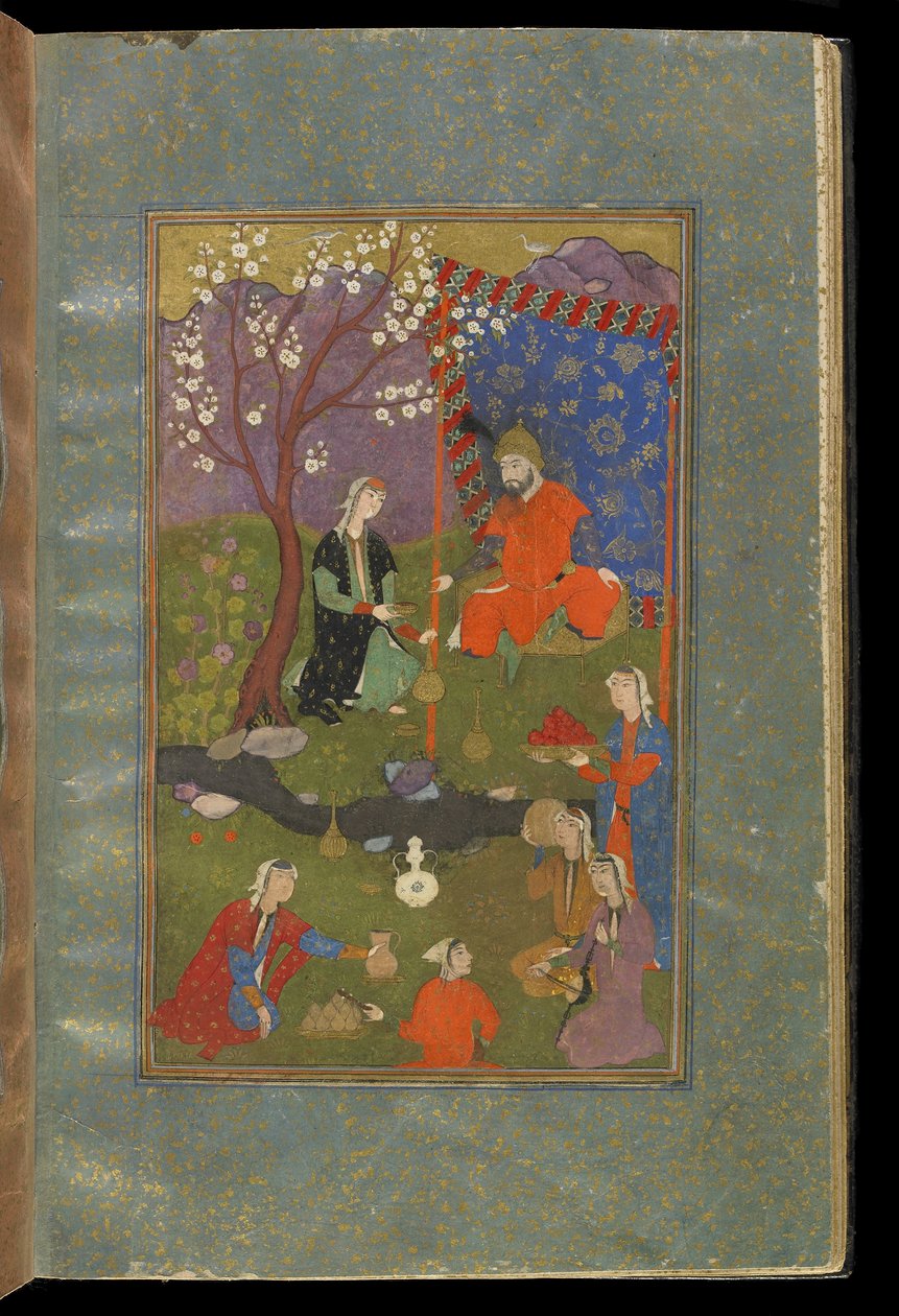 جمشيد وخورشيد ، c.1600 بواسطة المدرسة الفارسية