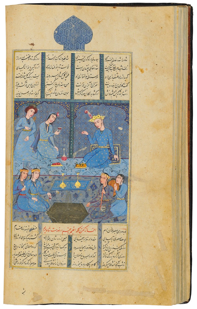 Khamza by Jamal al-Din Abu Muhammad Nizami بواسطة المدرسة الفارسية