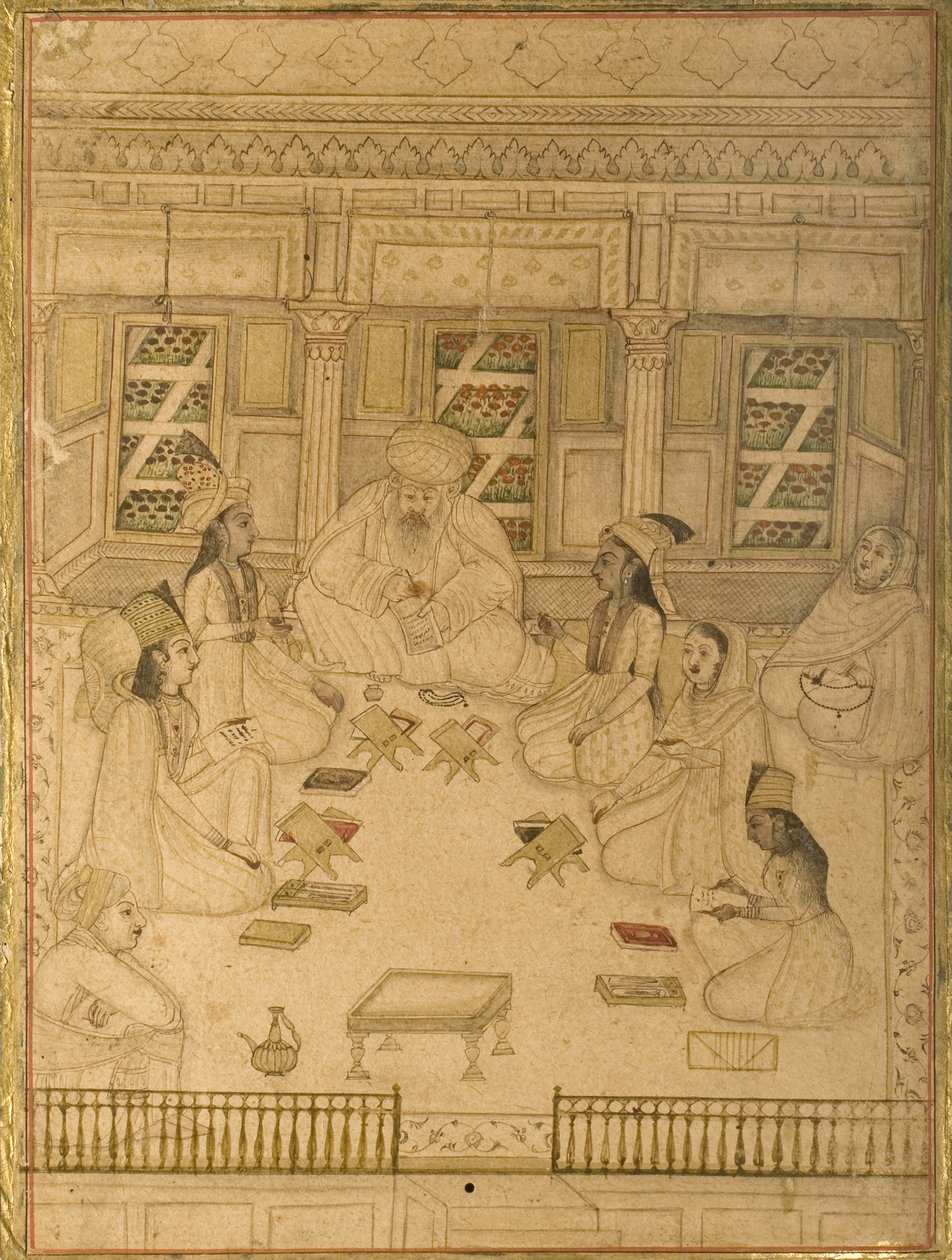 مخطوطة جولستان سعدي ، 1787 بواسطة المدرسة الفارسية